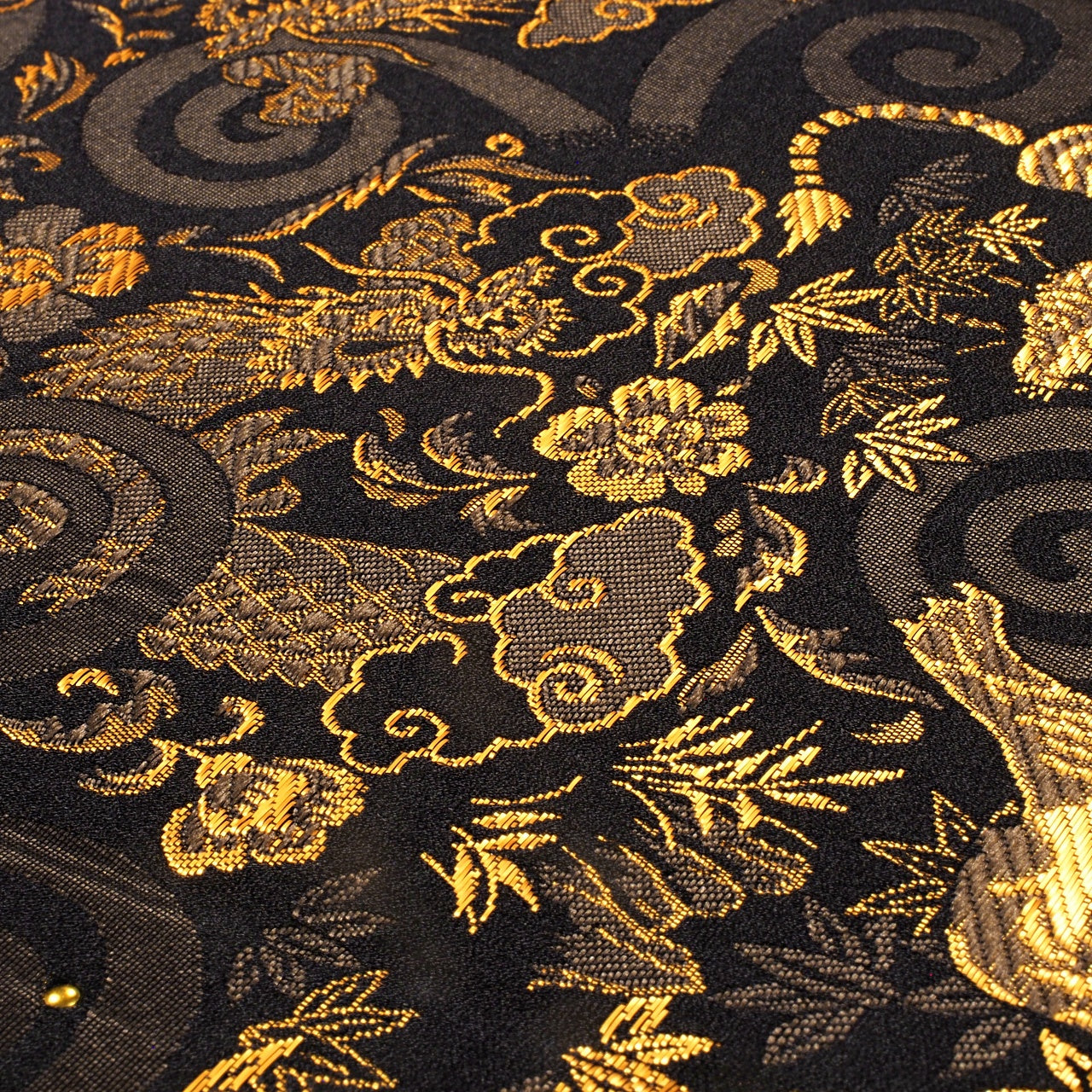 御朱印帳 金襴 凛然 龍虎豪傑 金