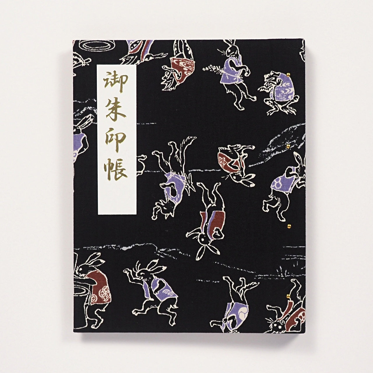 御朱印ホルダー 標準サイズ 遊 鳥獣戯画絵巻 墨