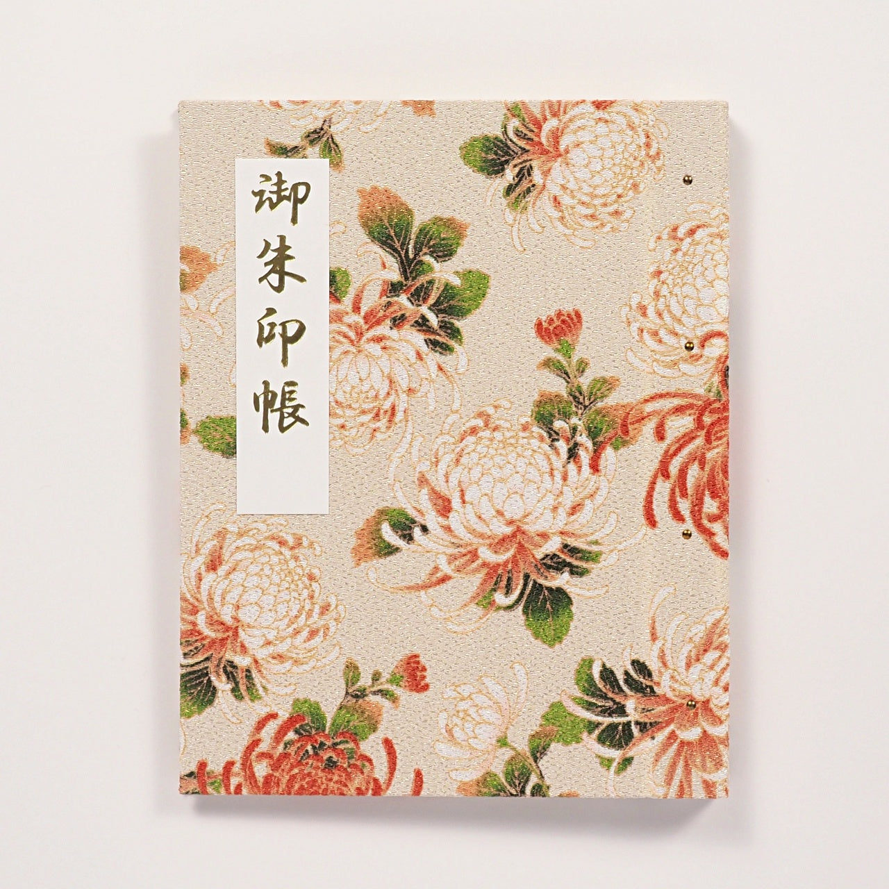 御朱印ホルダー 標準サイズ きよら 華 高潔秋菊(こうけつしゅうきく) 白菊(しらぎく)