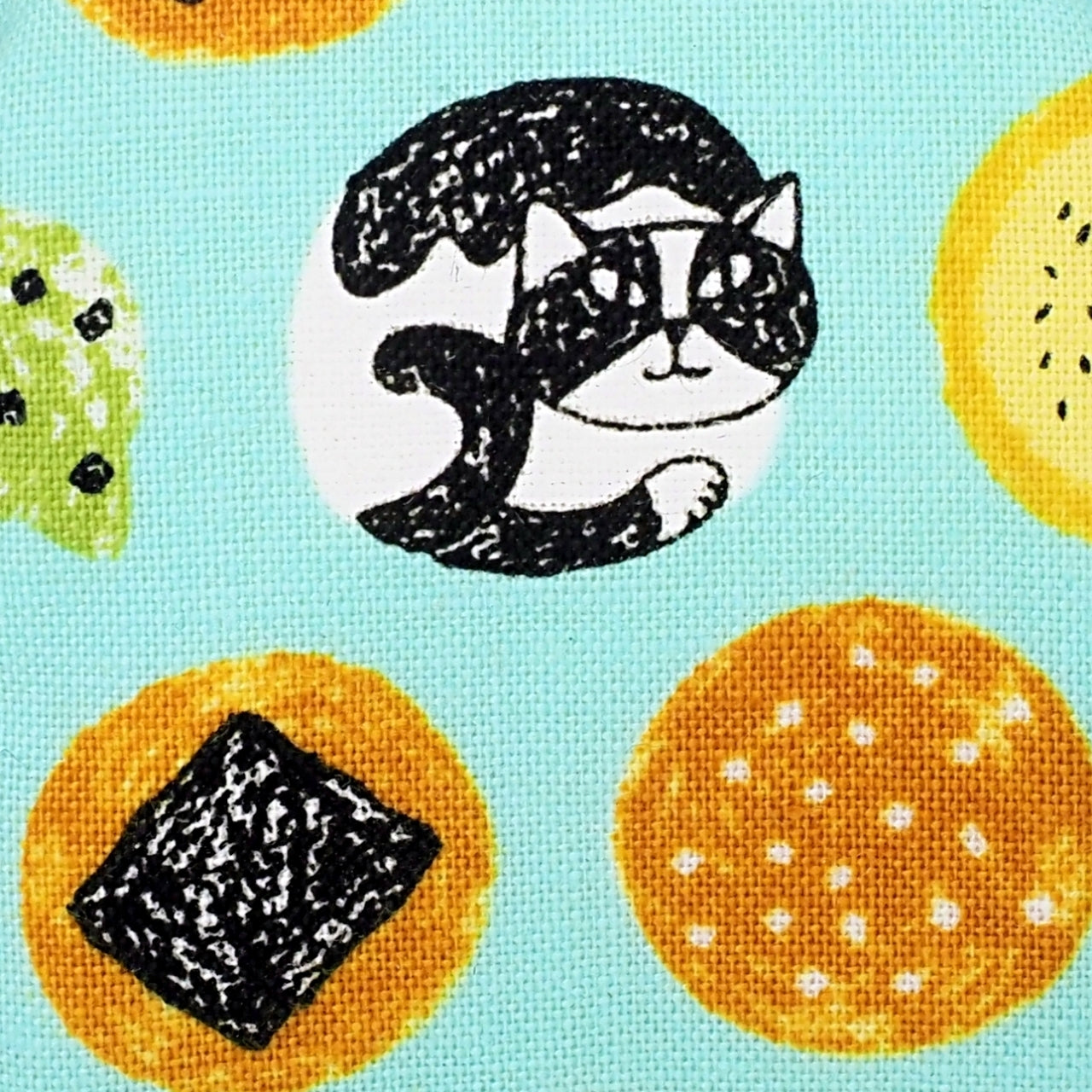 ミニがま口財布(1.6寸)せんべいねこ