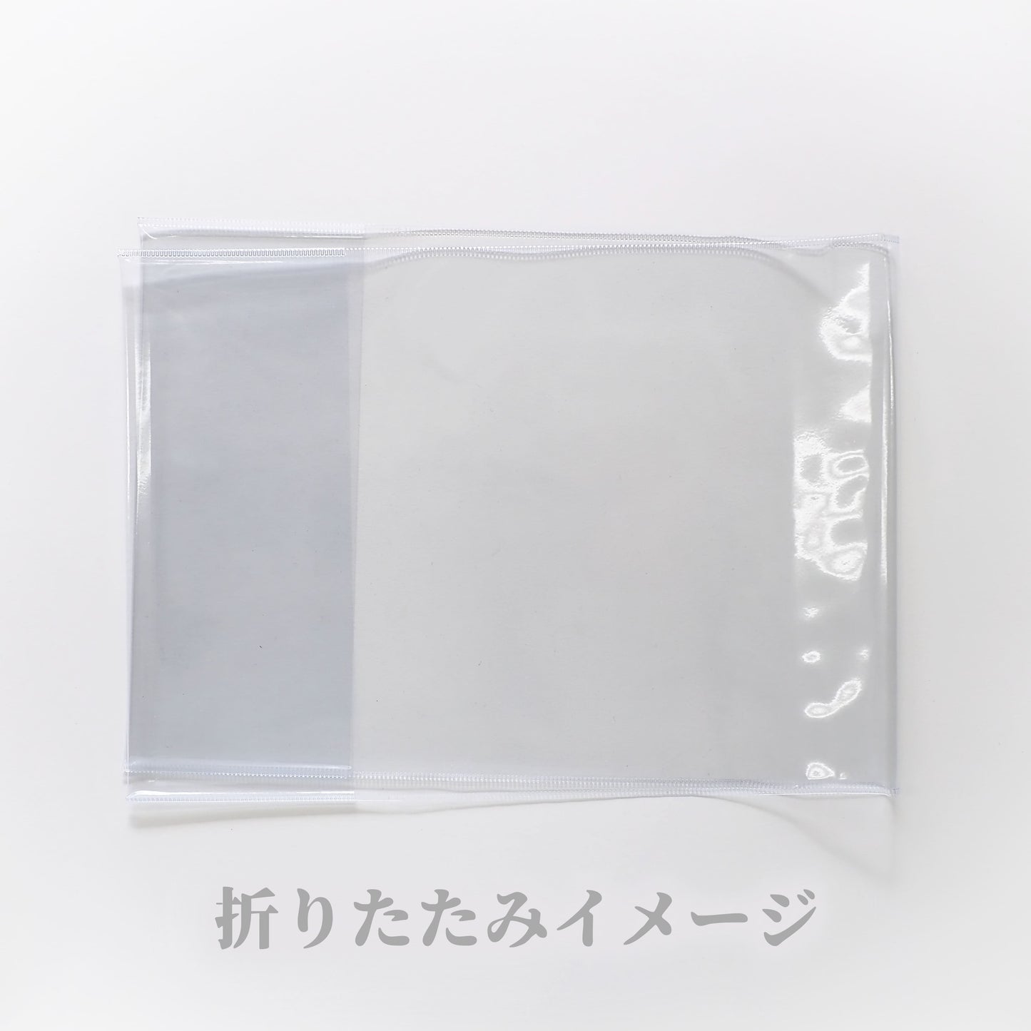 Transparent vinyl cover for Goshuin holder (spread size)