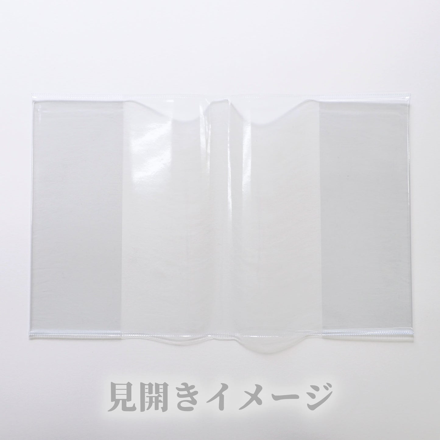 Transparent vinyl cover for Goshuin holder (standard size)