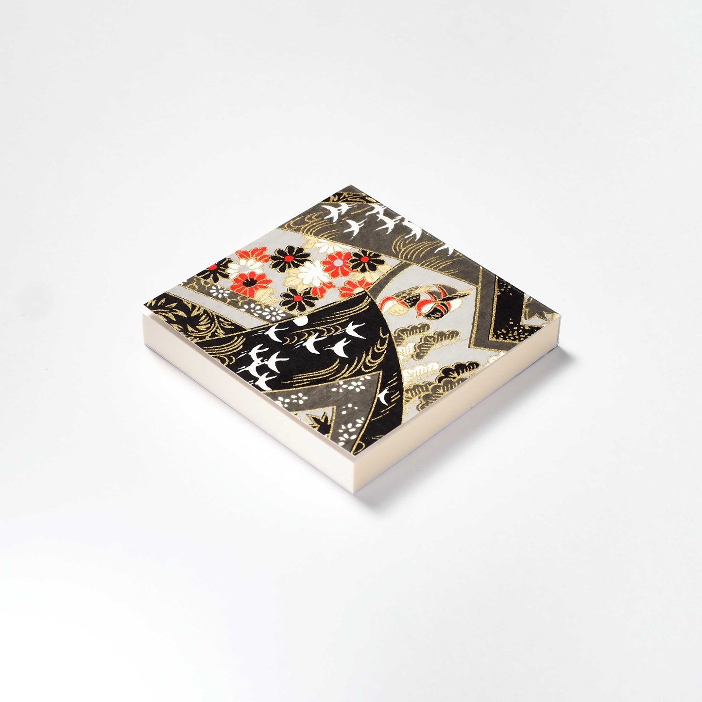 和紙ブロックメモ きよら 伝統の千代紙 師走