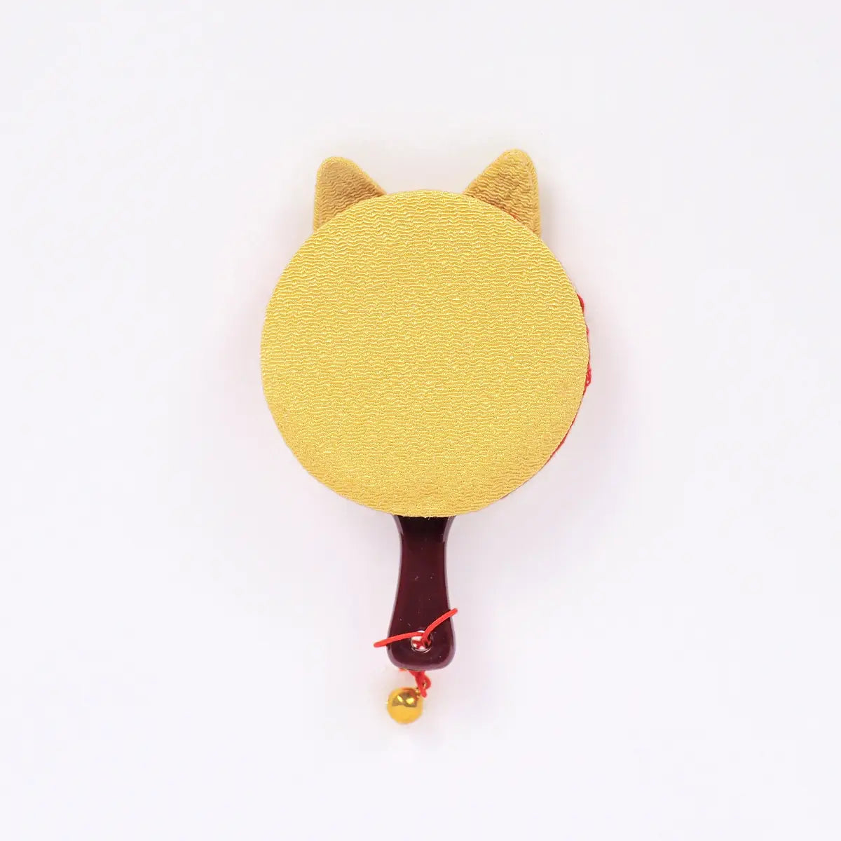 ほっこり和柄 柴犬丸鏡 遊 きいろしば