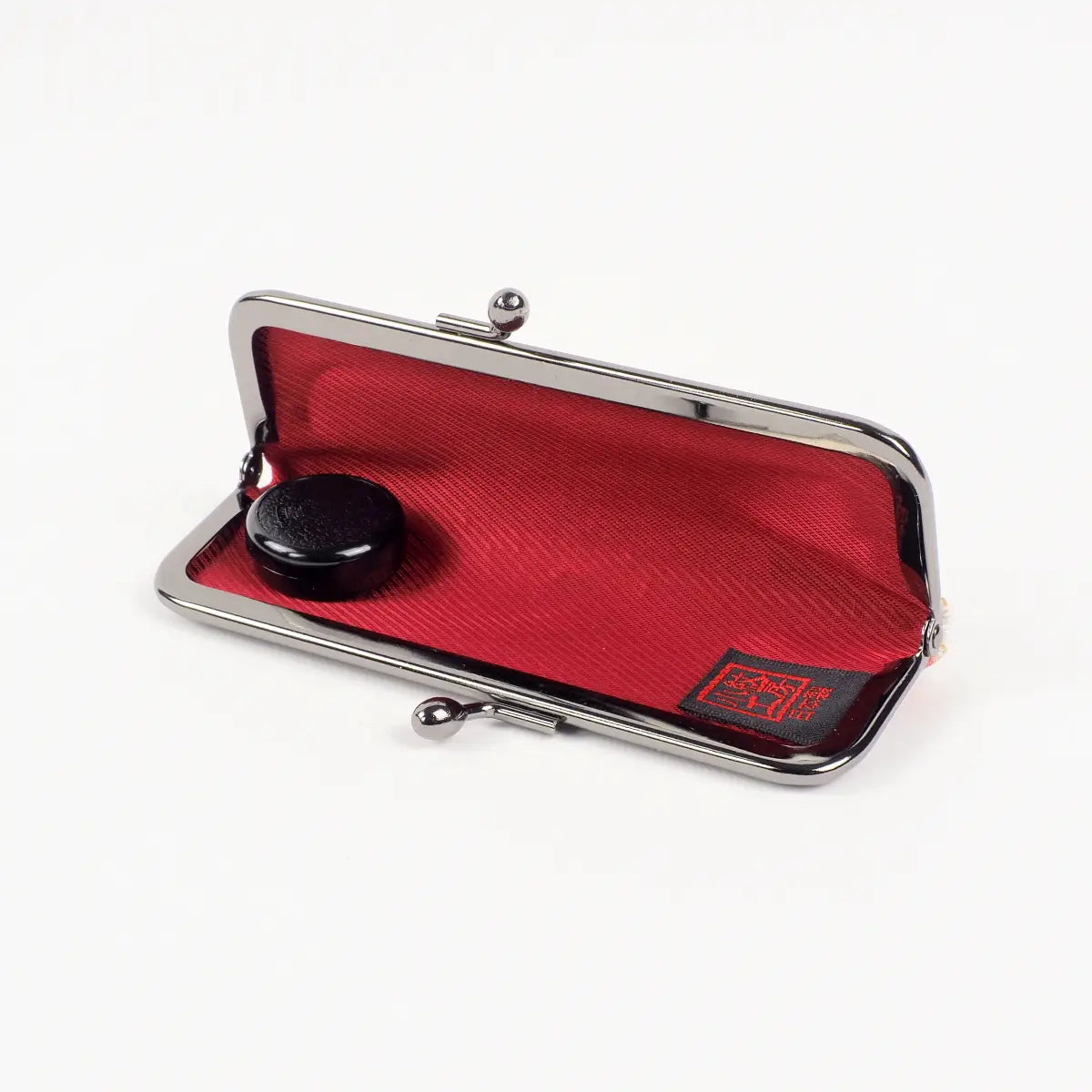 ちりめん印鑑ケース きよら モダン梅 ピンク