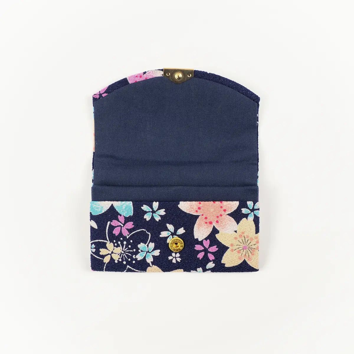 ちりめん名刺入れ きよら 大和撫子 もだん紺桜