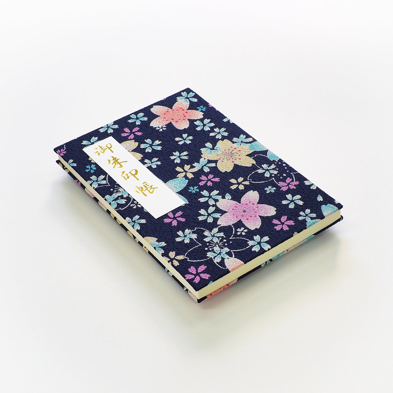 Goshuin book “Yamato Nadeshiko” Modern dark blue cherry blossoms