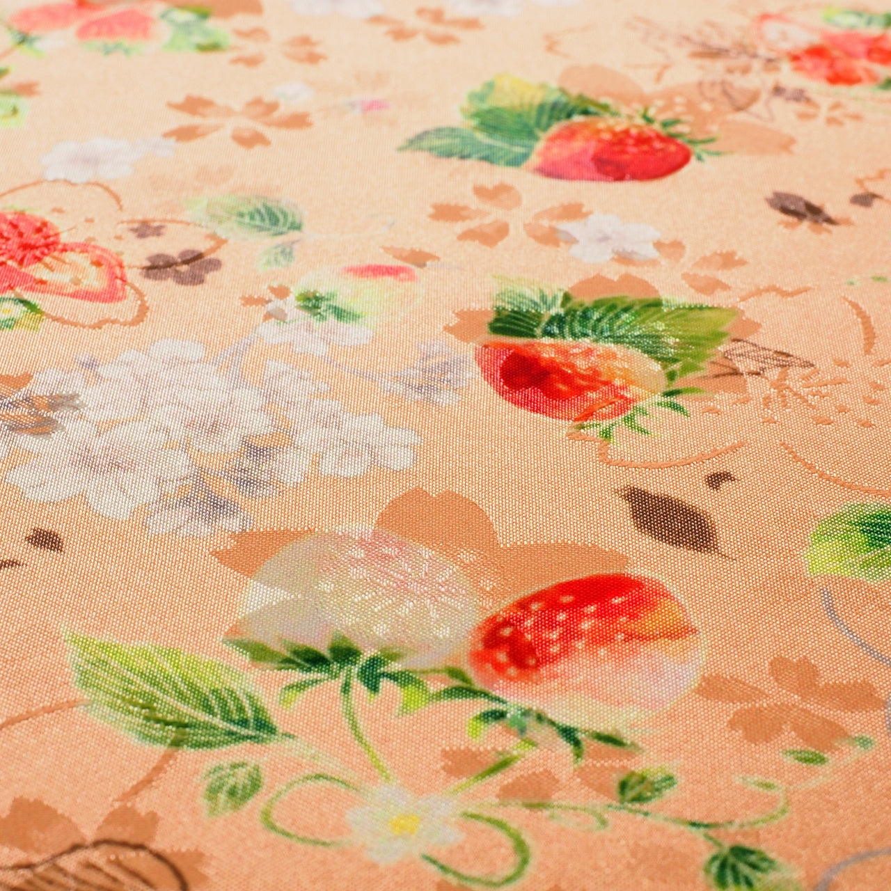 Goshuin book "Strawberry cherry blossom" orange