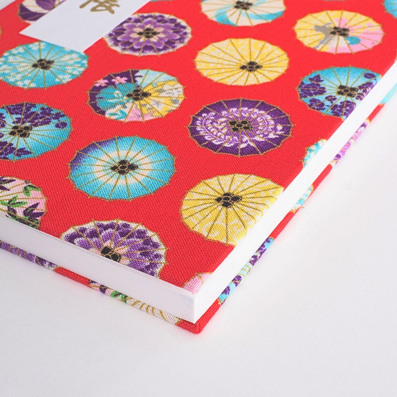 Goshuin book "Kiyora" gorgeous umbrella, scarlet color