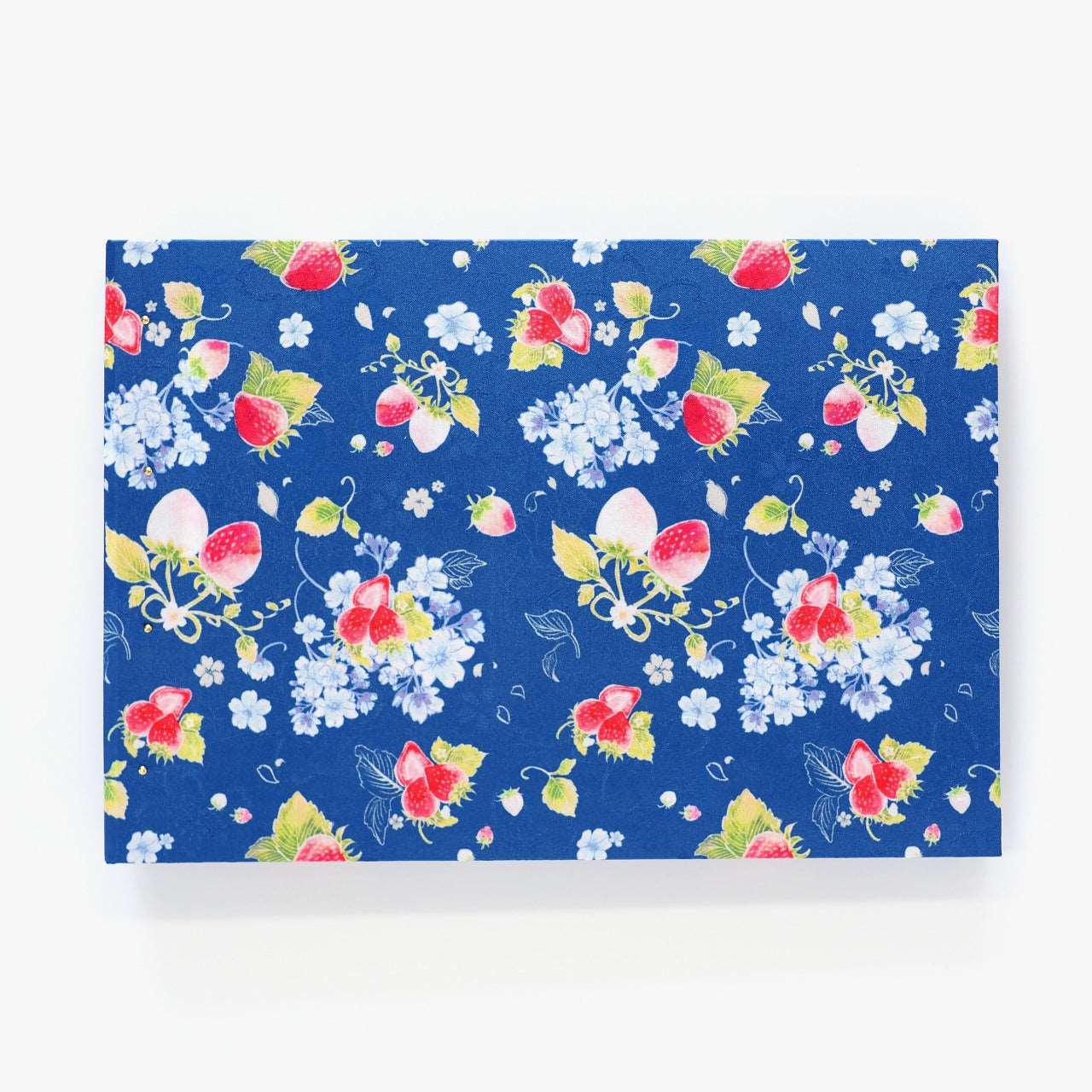 Goshuin holder (spread size) "Strawberry Sakura" blue