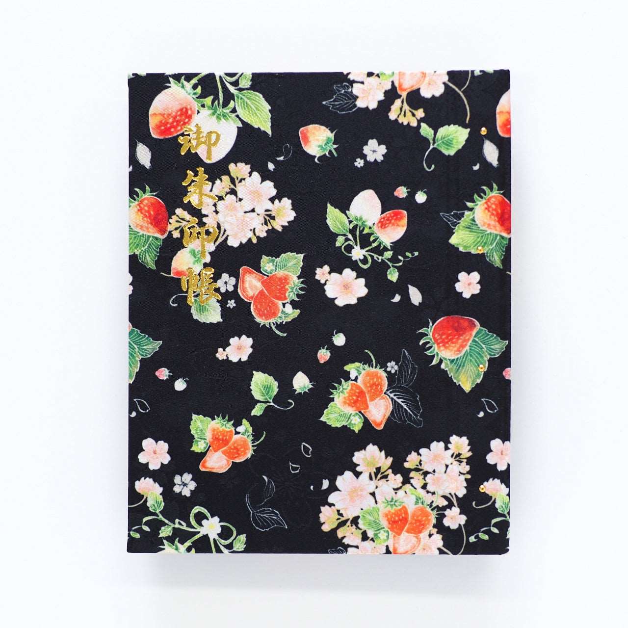 Goshuin holder (standard size) "Strawberry Sakura" black