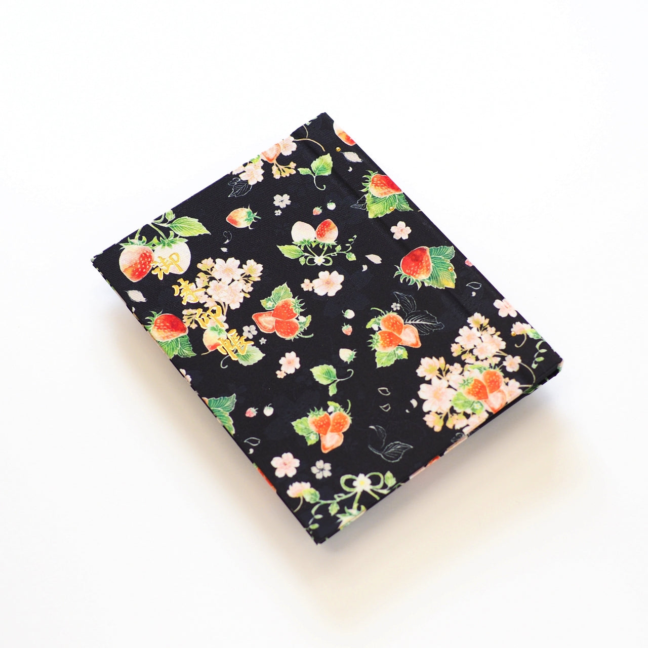 Goshuin holder (standard size) "Strawberry Sakura" black