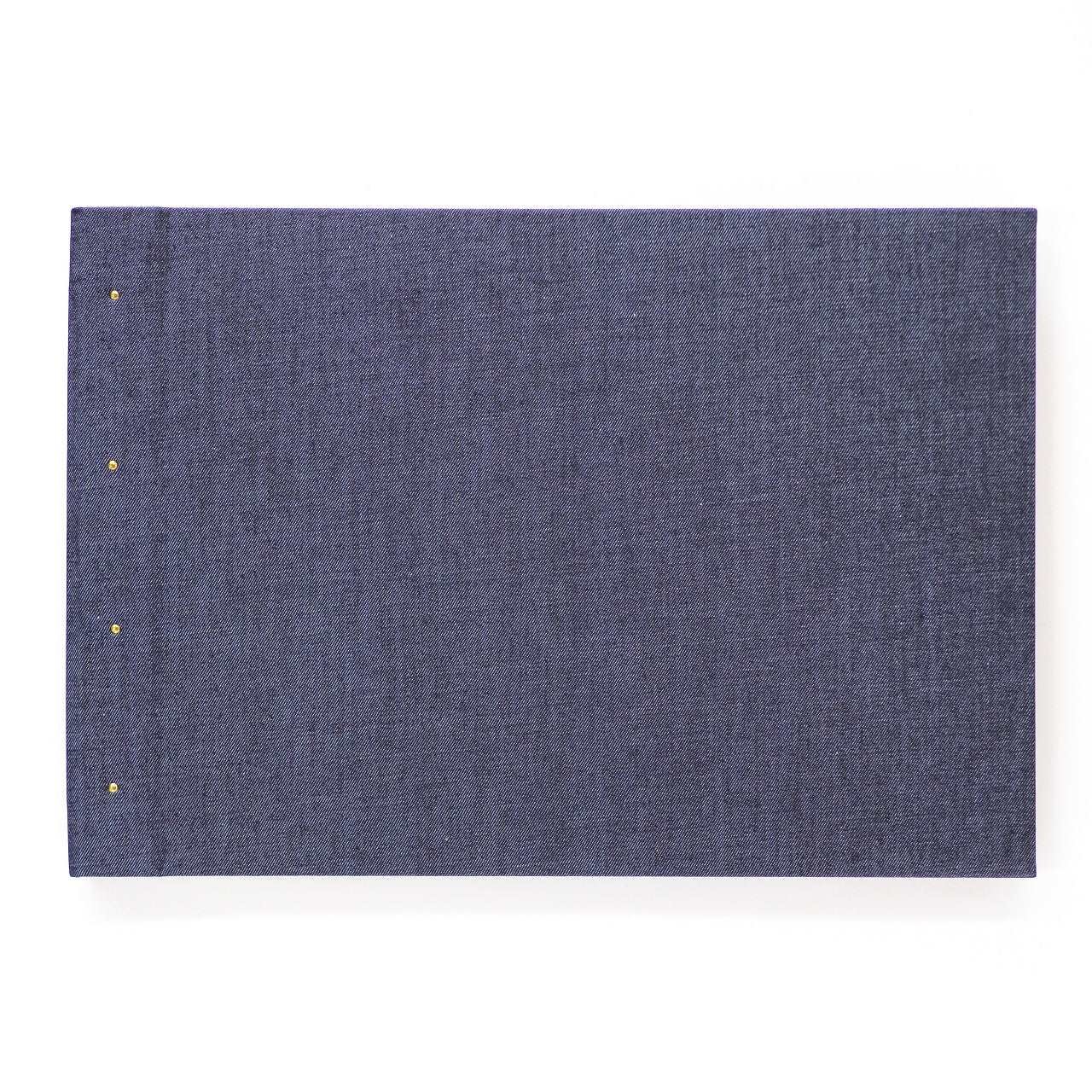 Goshuin holder (spread size) "Denim" Indigo