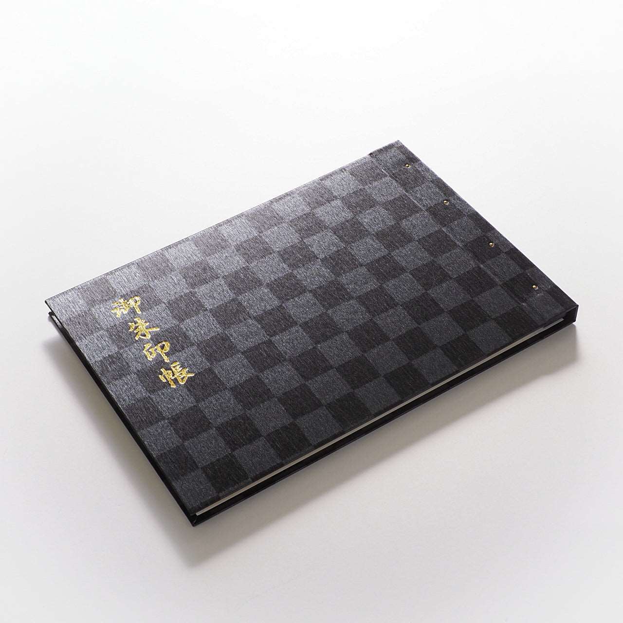 Goshuin holder (spread size) "Kurosen" Nureba Ichimatsu