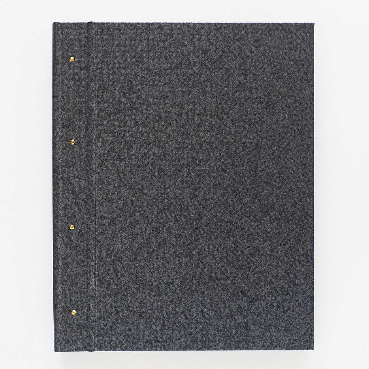 Goshuin holder (standard size) "Kurosen" Black diagonal grid