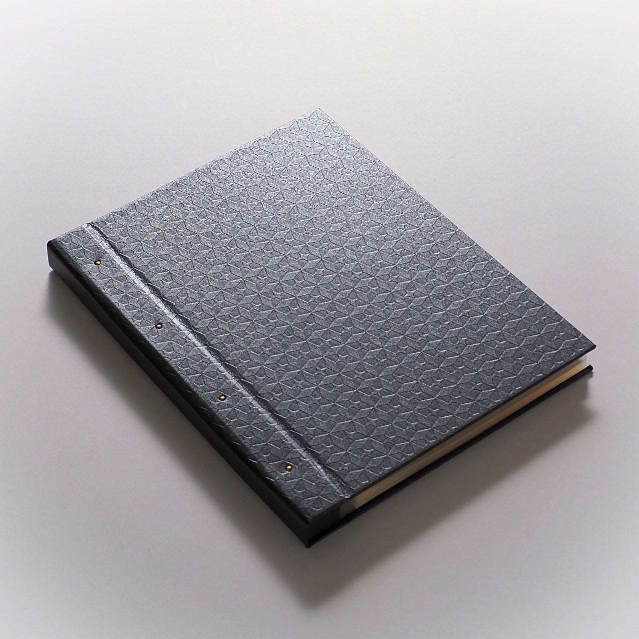 Goshuin holder (standard size) "Kurosen" iron black diamond pattern