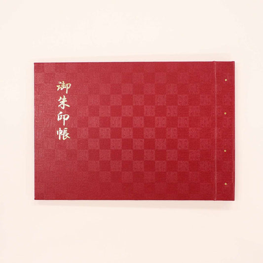 Goshuin holder (spread size) Kurenai Ichimatsu