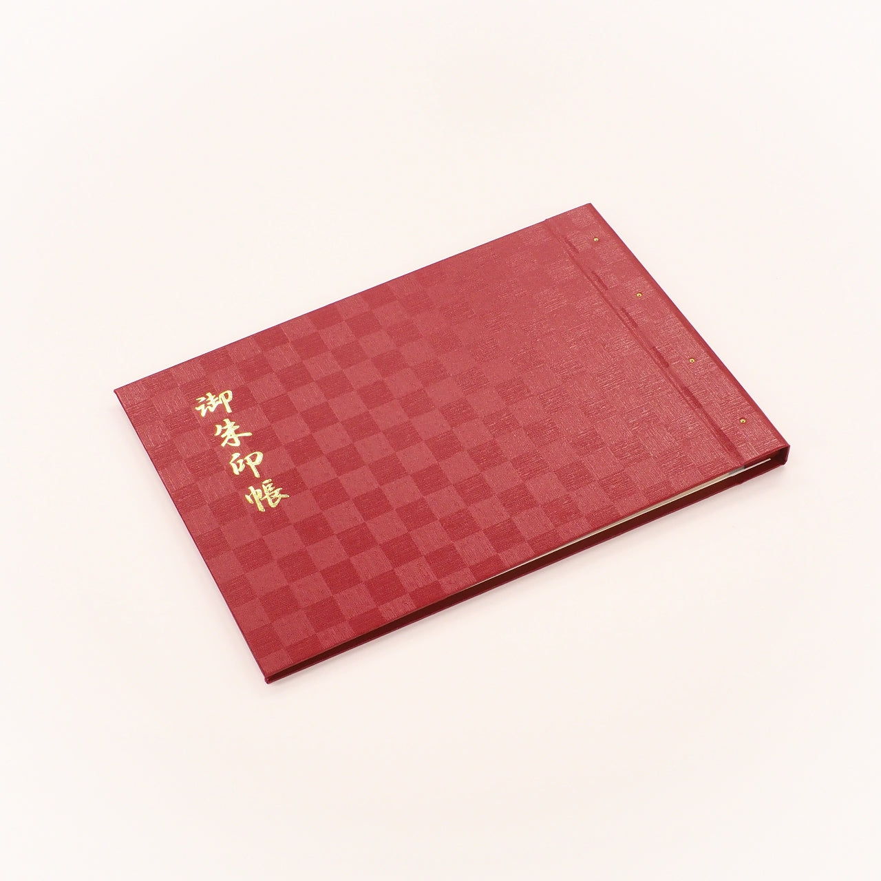 Goshuin holder (spread size) Kurenai Ichimatsu