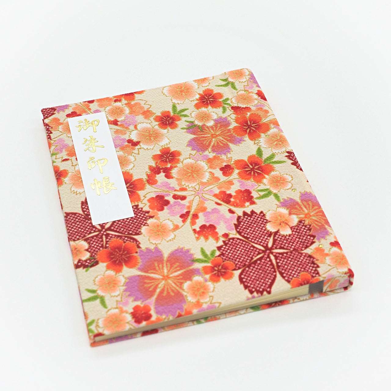 御朱印ホルダー 標準サイズ きよら 華 鹿の子桜(かのこざくら) きなり