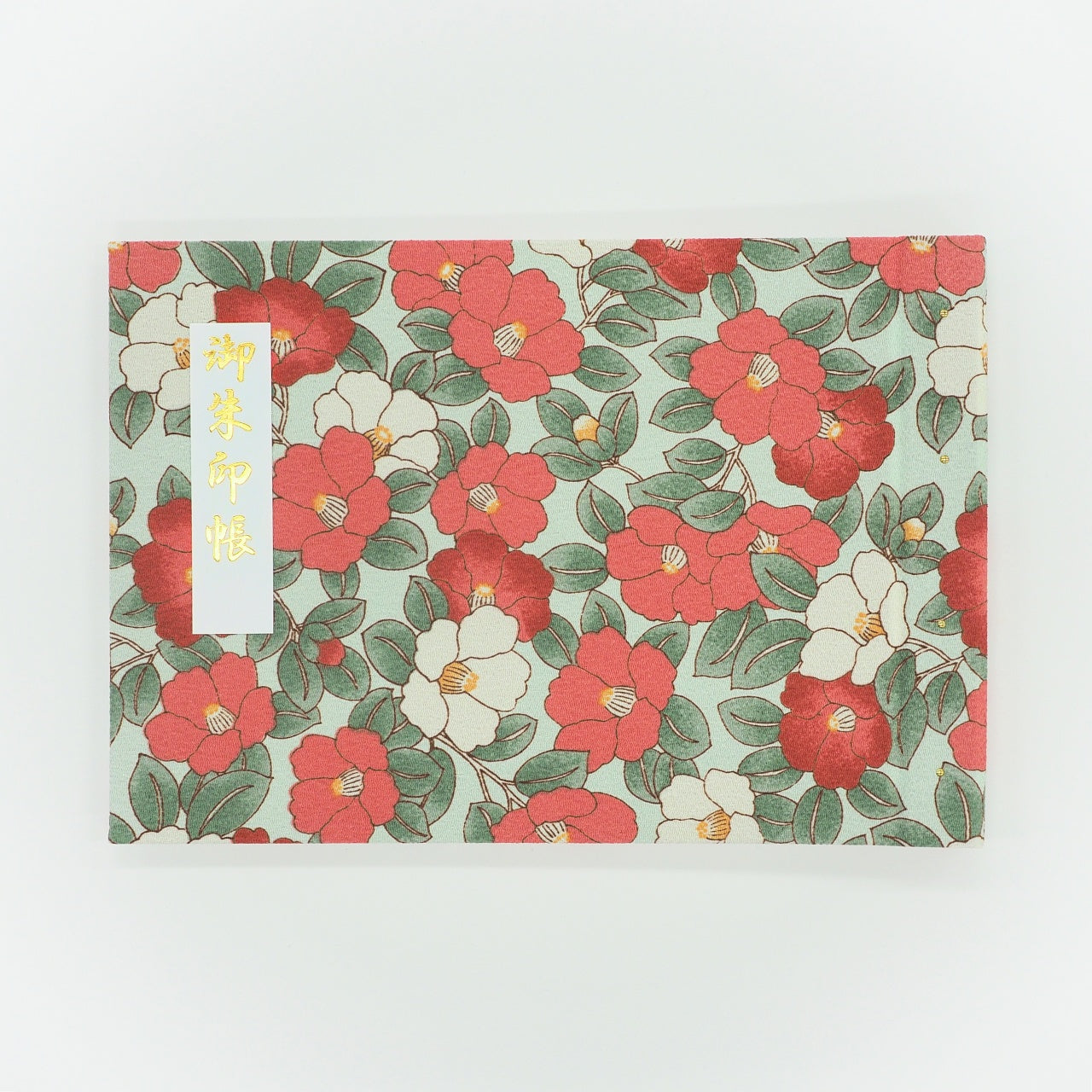 Goshuin holder (spread size) "Kiyora" Fuin Tsubaki/light red
