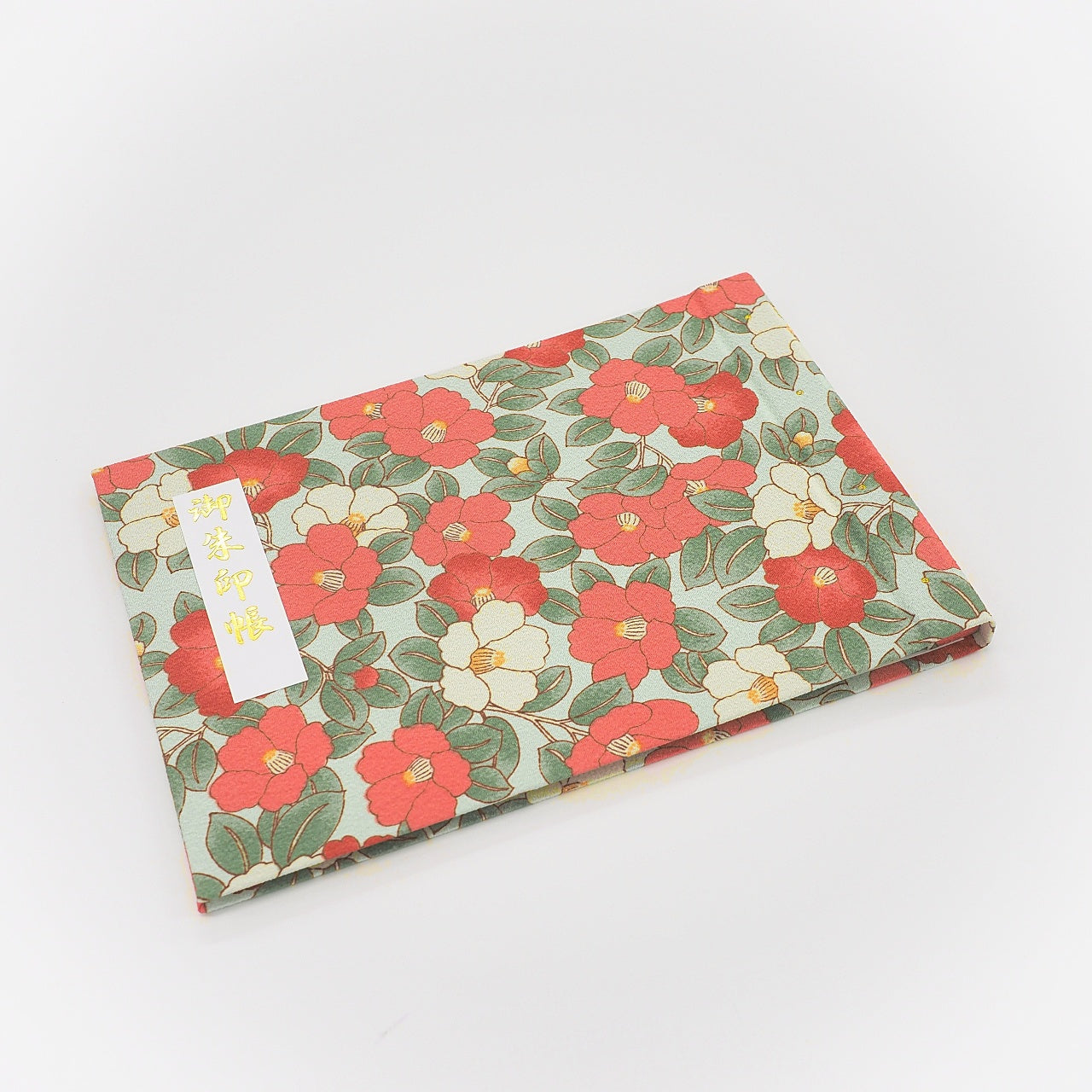 Goshuin holder (spread size) "Kiyora" Fuin Tsubaki/light red