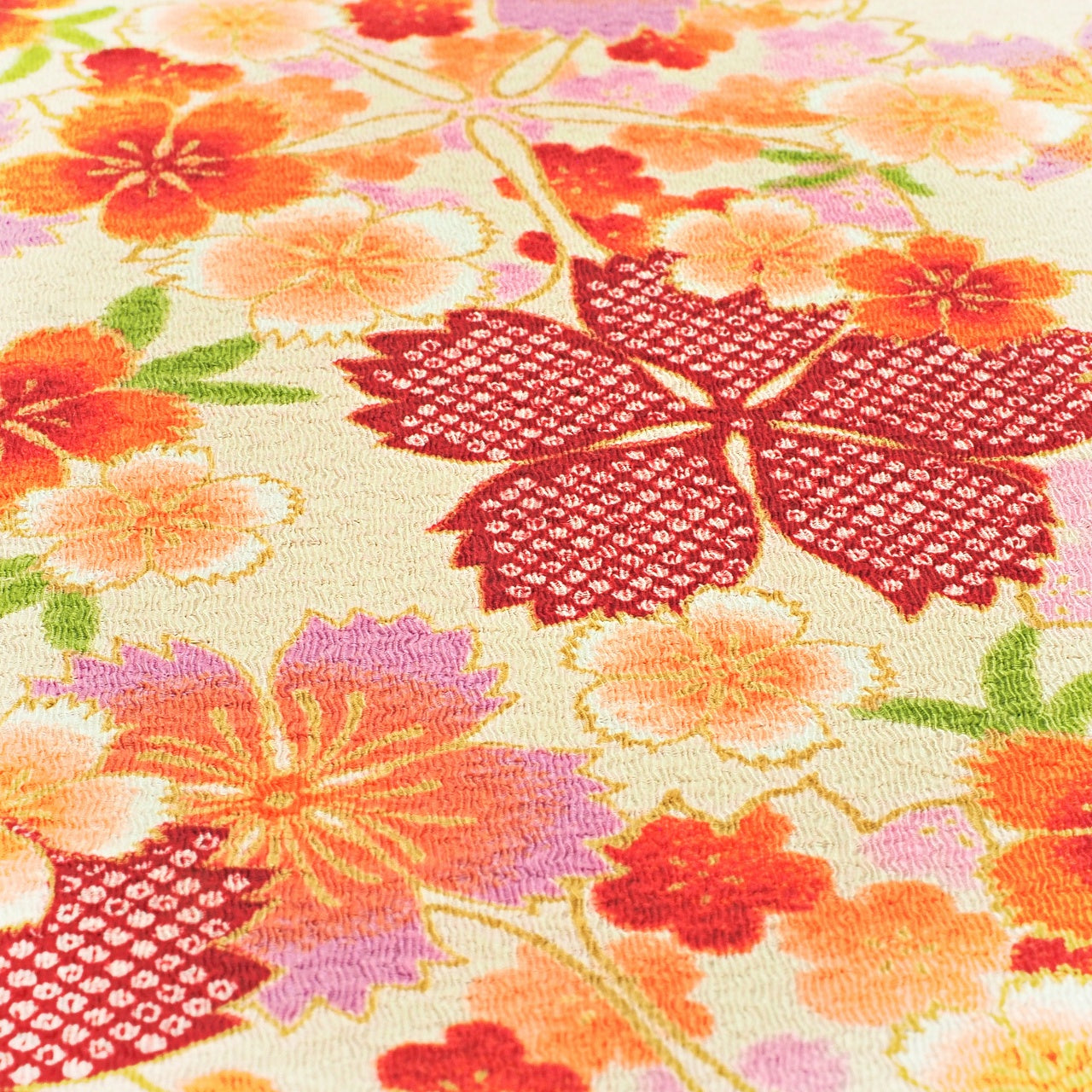 御朱印帳 きよら 華 鹿の子桜(かのこざくら) きなり