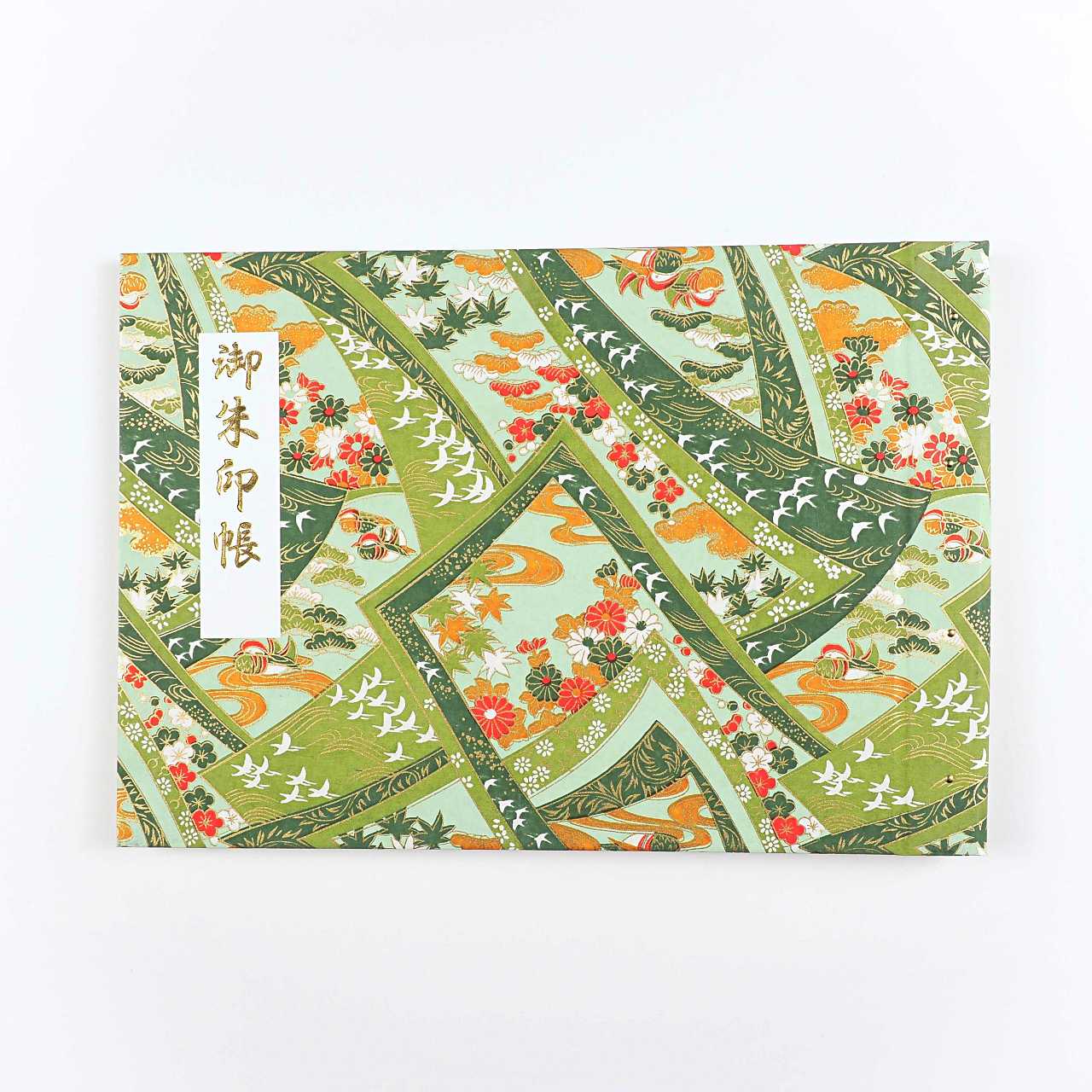 御朱印ホルダー 見開きサイズ きよら 伝統の千代紙 霜月