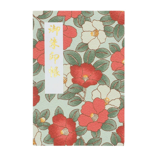Goshuin book “Kiyora” Fuin Tsubaki/Light red