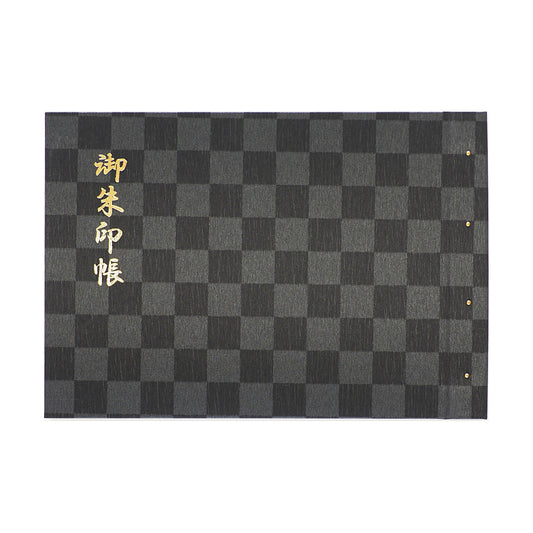 Goshuin holder (spread size) "Kurosen" Nureba Ichimatsu