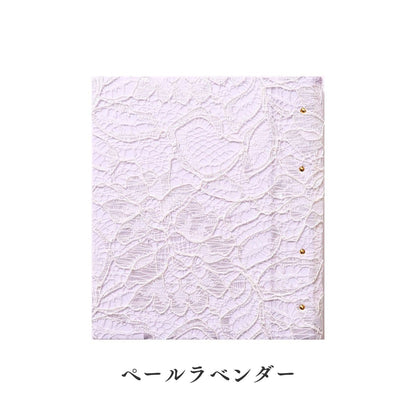 おまいりミニホルダー こんぱく ノーブルフラワーレース ペールラベンダー
