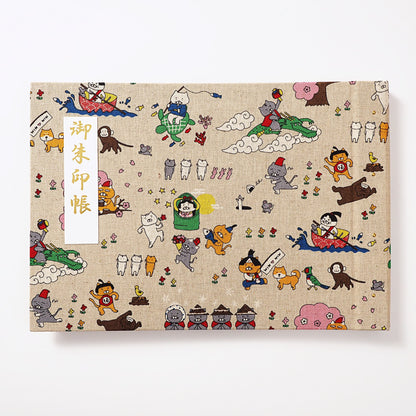 御朱印ホルダー見開きサイズ 遊 ねこ昔ばなし あまいろ