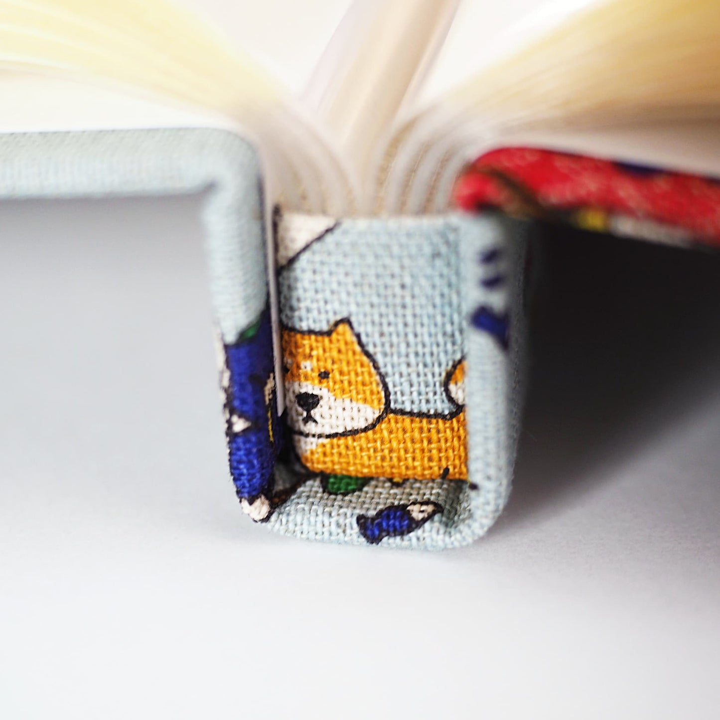 御朱印ホルダー見開きサイズ 遊 ねこ昔ばなし みずあさぎ