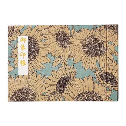 Goshuin holder (spread size) "Kiyora" Aoten Sunflower
