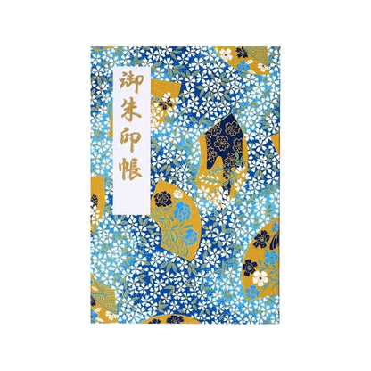 Goshuin book "Kiyora" traditional Chiyogami and Bunzuki