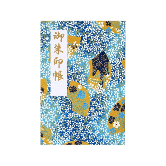 Goshuin book "Kiyora" traditional Chiyogami and Bunzuki
