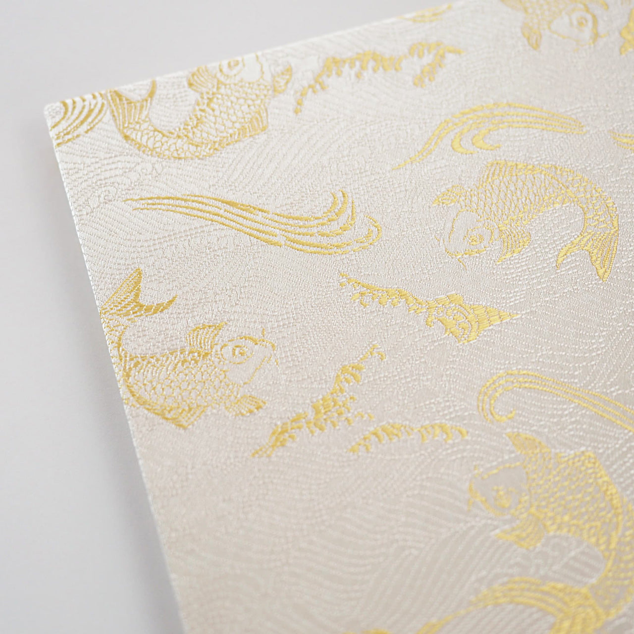 御朱印ホルダー 標準サイズ 凛然 蒼金双鯉図 光波ノ金鯉