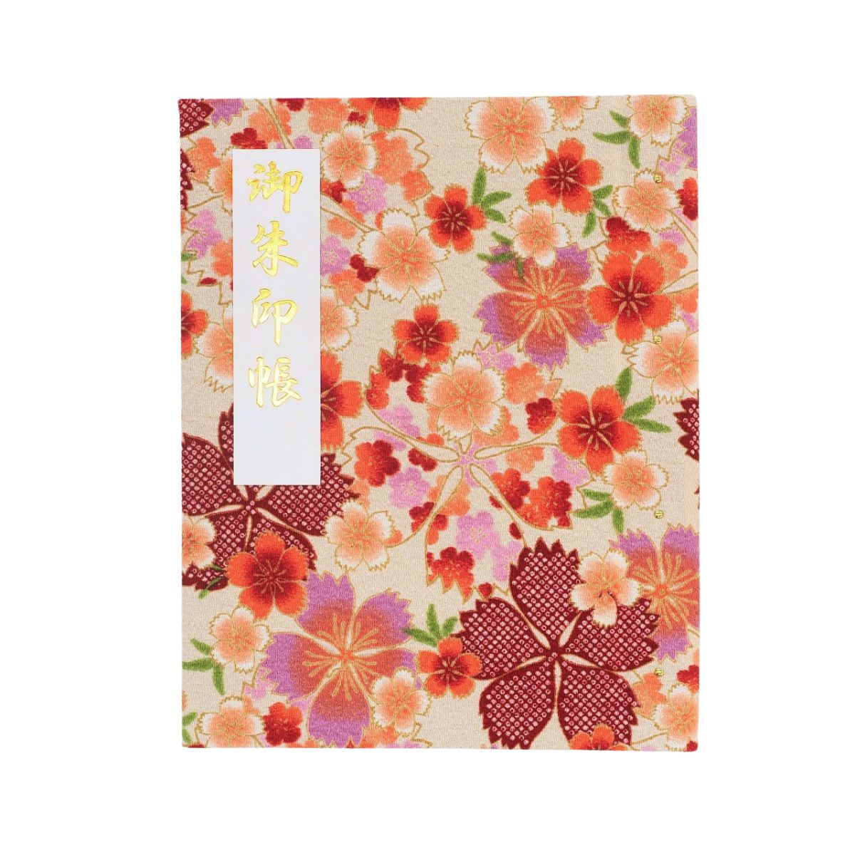 御朱印ホルダー 標準サイズ きよら 華 鹿の子桜(かのこざくら) きなり