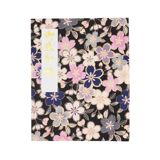 Goshuin holder (standard size) Taisho Roman Cherry Blossom/Cassis