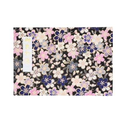 御朱印ホルダー 見開きサイズ きよら 華 大正浪漫桜 カシス