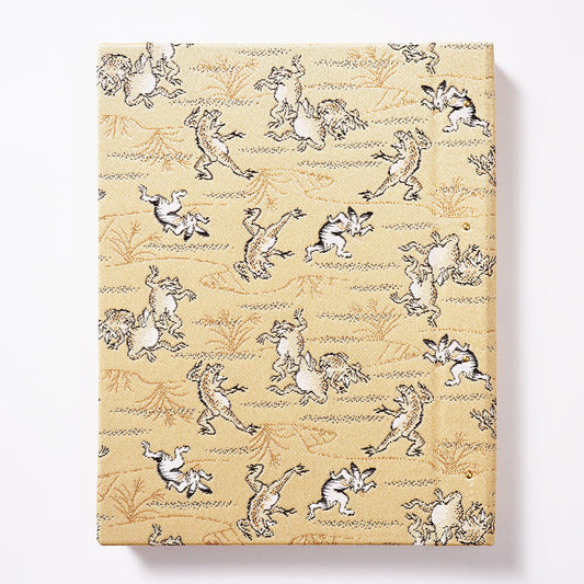 御朱印ホルダー 標準サイズ  絢爛 鳥獣戯画絵巻 金彩