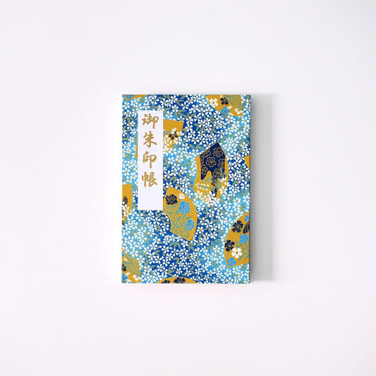 Goshuin book "Kiyora" traditional Chiyogami and Bunzuki