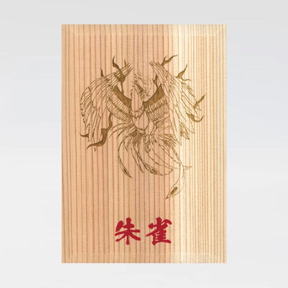 Wooden Goshuin Book “Suitable for the Four Gods” Suzaku