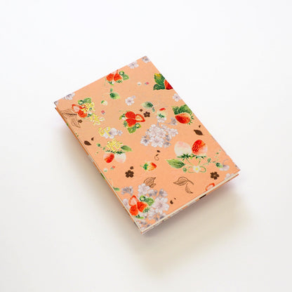 Goshuin book "Strawberry cherry blossom" orange