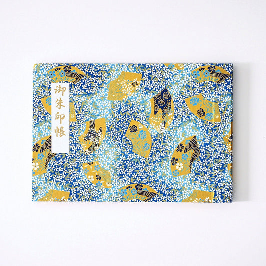 Goshuin holder (spread size) ``Kiyora'' traditional Chiyogami paper, Bunzuki