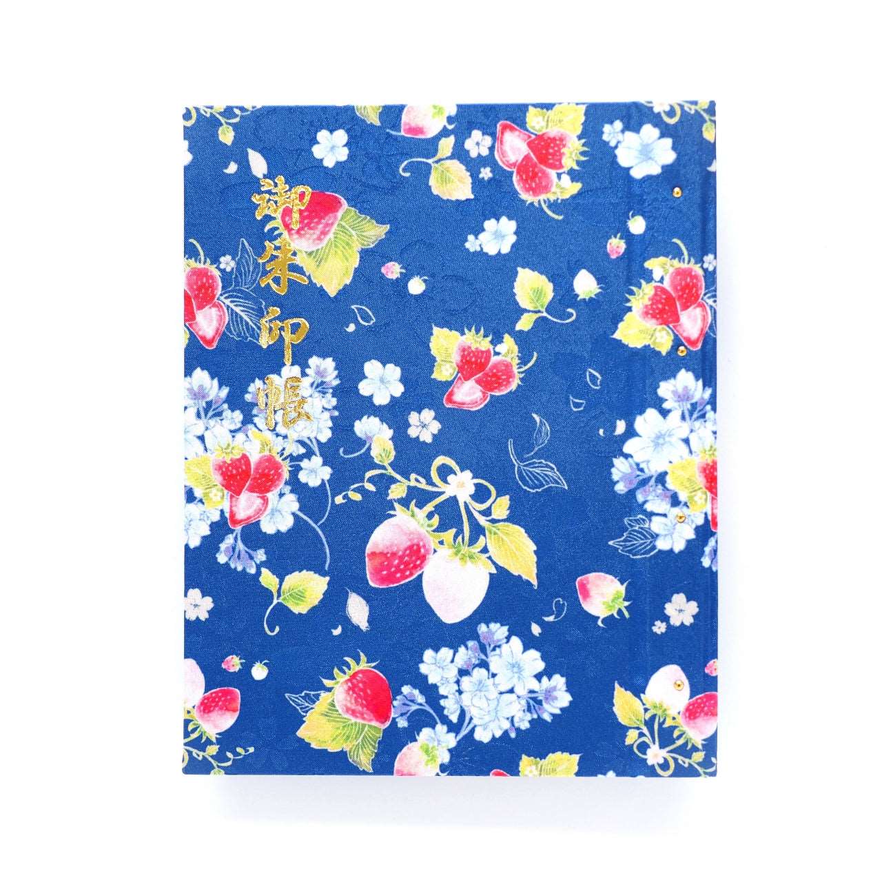 Goshuin holder (standard size) "Strawberry Sakura" blue