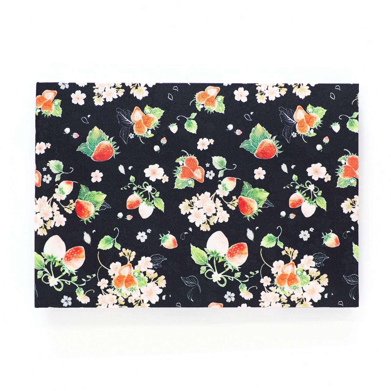 Goshuin holder (spread size) "Strawberry Sakura" black