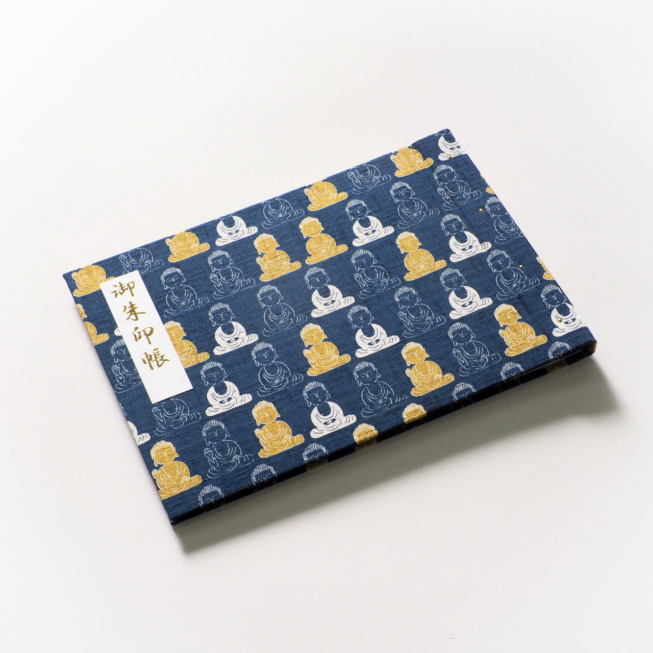 Goshuin holder (spread size) "Yu" warm Japanese pattern/Great Buddha blue